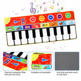 Kids Baby Piano Blanket Mats Early Education Music Piano