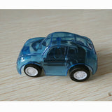 100PCS Mini Transparent Pull Back Diecast Car Vehicle Plastic