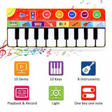 Kids Baby Piano Blanket Mats Early Education Music Piano