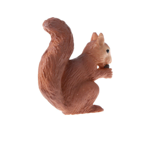 Plastic Simulation Squirrel Animal Model Action figure Toy for Kids Toddler